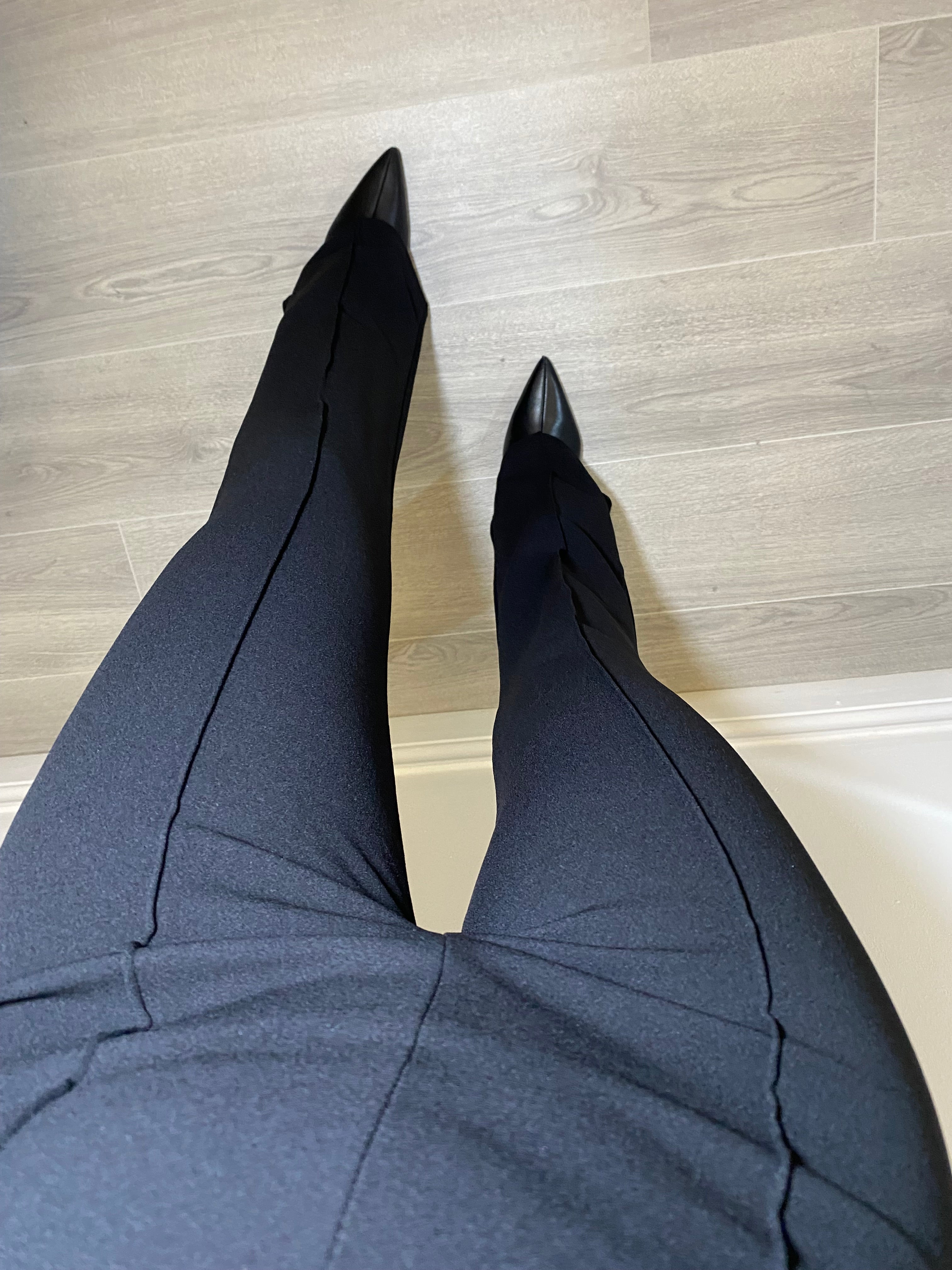 Tailored Flared Trousers