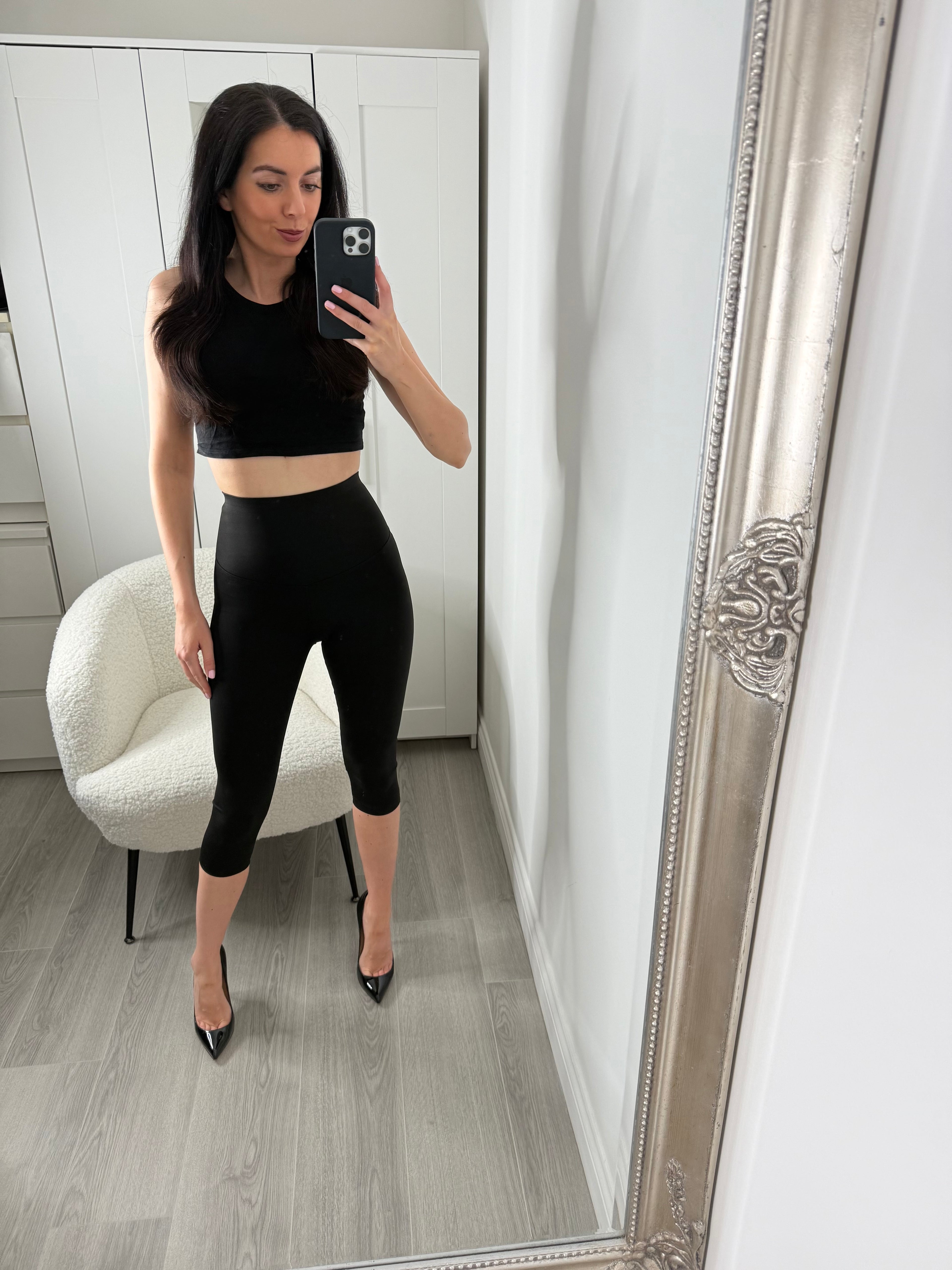 High Waisted Capri Leggings