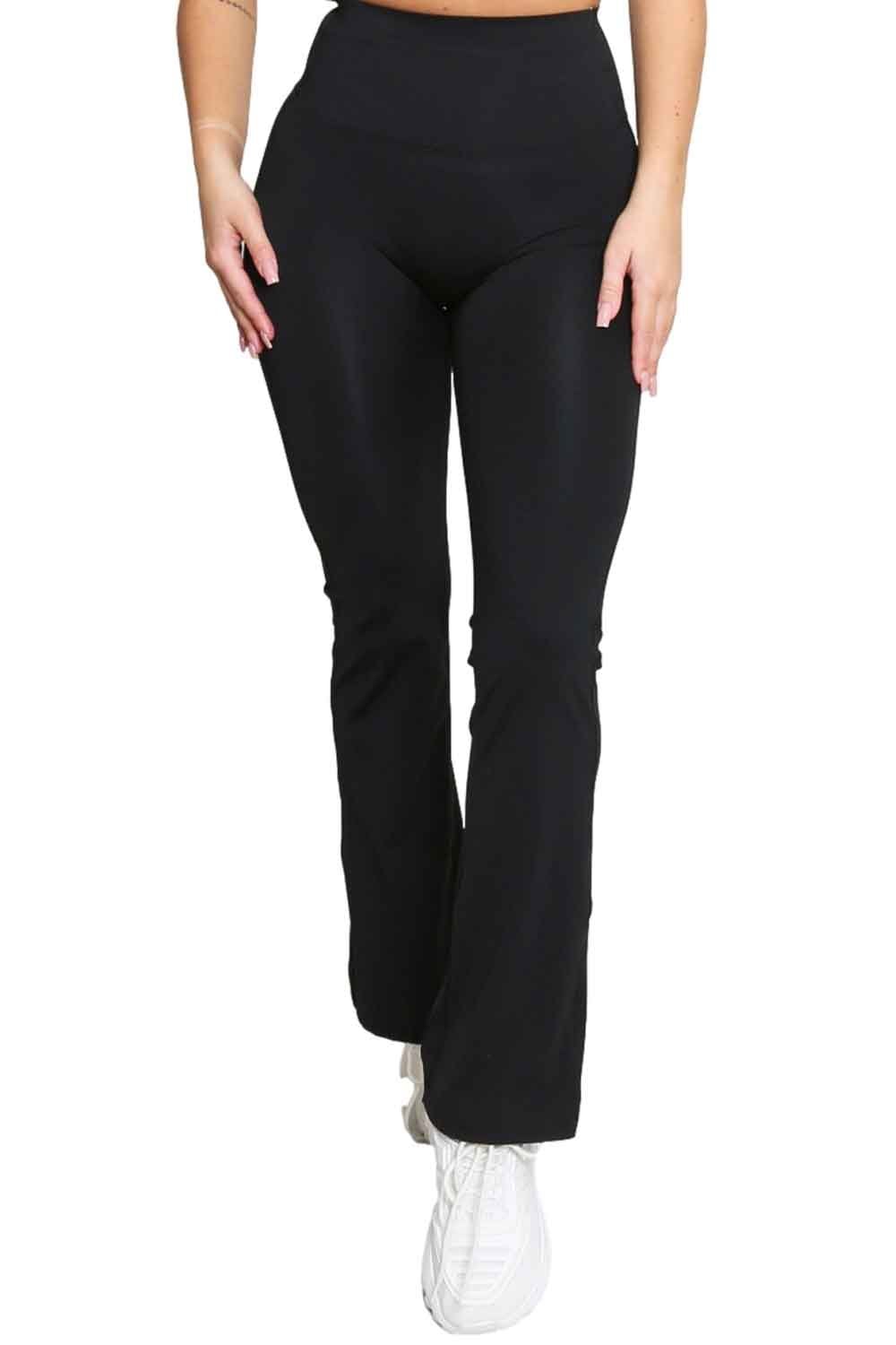High Waisted Flared Leggings
