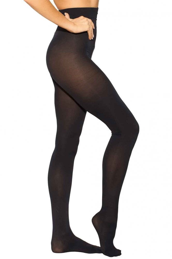 100 Denier Opaque Black Tights