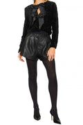 100 Denier Opaque Black Tights