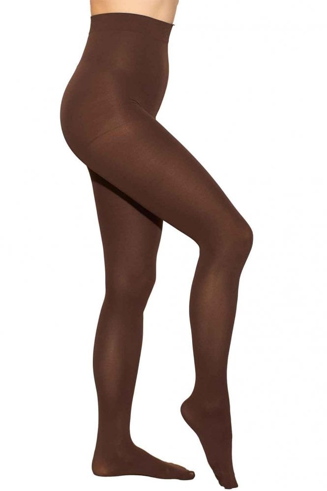 100 Denier Brown Opaque Tights