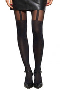 Black Suspender Tights