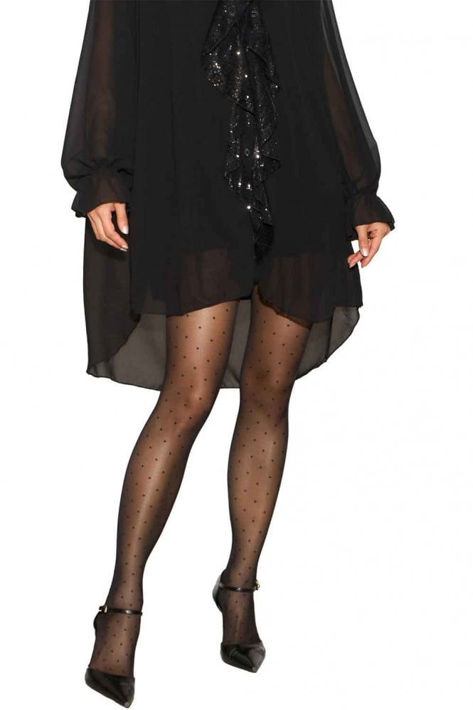 Sheer Polka Dot Tights